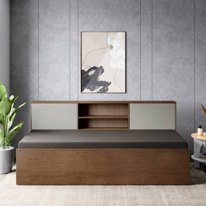 Godrej Interio Twogether Diwan Bed 3 Seater Double Engineered Wood Pull Out Sofa Cum Bed