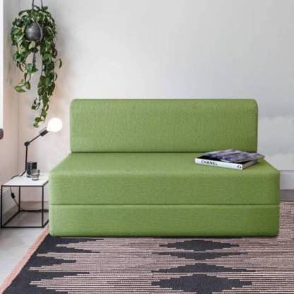 SWASTIK HOME DÉCOR Sofa Cum Bed|Fold Sofa|Sofa Cam Bed|Sofa Bed|Bed Sofa|Folding Sofa|Foam Sofa 1 Seater Double Foam Fold Out Sofa Cum Bed