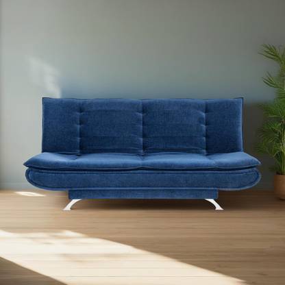 Wakefit Amoeba 3 Seater Double Solid Wood Fold Out Sofa Cum Bed