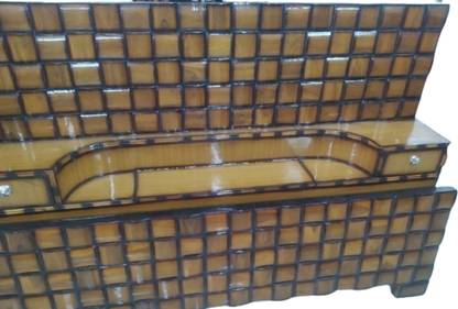 AMANFUR 4 Seater Single Solid Wood Pull Out Sofa Cum Bed