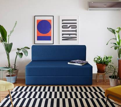 NDHDECOR Sofa cum Bed|Fold out Sofa cum bed|Folding Sofa cum Bed|Bed Sofa| 2 Seater Double Foam Fold Out Sofa Cum Bed