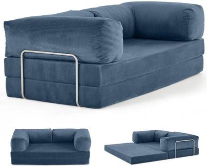 siyanavo Compressed Sofa Bed With Cushions 2 Seater Double Fold Out Sofa Cum Bed