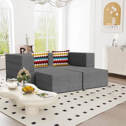 TORONTO C-TYPE 2 Seater Single Foam Fold Out Sofa Cum Bed