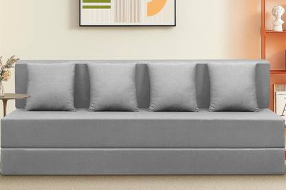 Screw & Art 4 Seater Single Foam Fold Out Sofa Cum Bed