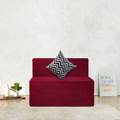 BMS DECOR Folding Sofa|Foam Sofa| Fold Sofa Bed 1 Seater Single Foam Fold Out Sofa Cum Bed