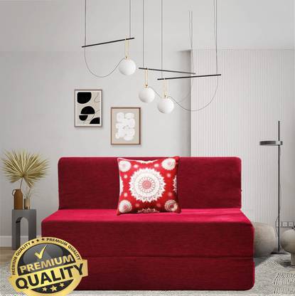 Expecting Smile For 1 Person 1 Seater Single Foam Fold Out Sofa Cum Bed