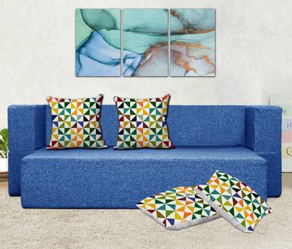 Dr Smith 3 Seater Single Foam Fold Out Sofa Sectional Bed