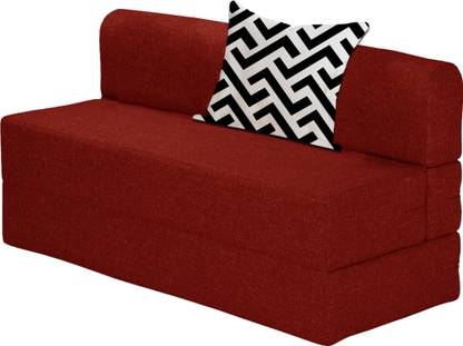 Dr Smith 3x6 ZIGZAG Desgin 1 Seater Double Foam Fold Out Sofa Sectional Bed