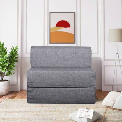 TXOR Classic Sofa Cum Bed Jute 3x6 1 Seater Single Fold Out Sofa Cum Bed