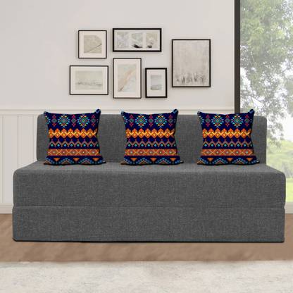 Cloudify Mart 6X6 4 Seater Single Fold Out Sofa Sectional Bed