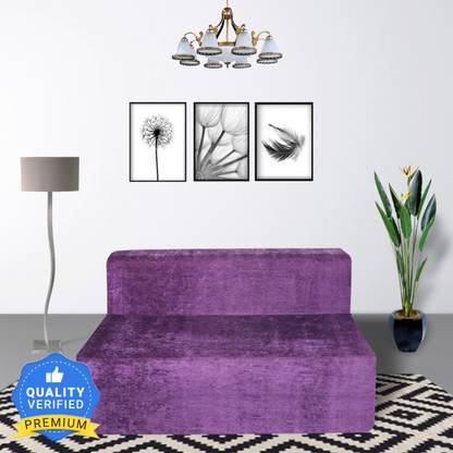 Seventh Heaven 3 Seater 6*5 Chenille Molfino Fabric Washable Cover Sofa Bed 3 Seater Double Foam Fold Out Sofa Cum Bed