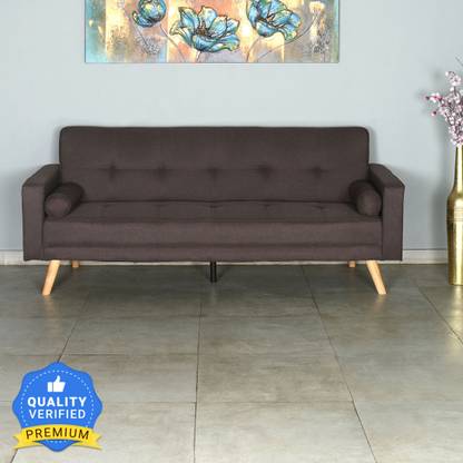 Nilkamal Abril 3 Seater Double Solid Wood Fold Out Sofa Cum Bed