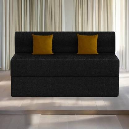 NAPTHRONE 3 x 6 Feet 1 Seater Single Foam Fold Out Sofa Cum Bed
