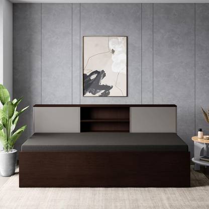 Godrej Interio Twogether Diwan Bed 3 Seater Double Engineered Wood Pull Out Sofa Cum Bed