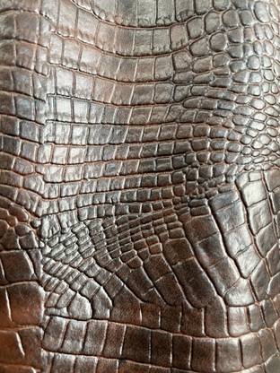 Da Tasche CROCODILE BROWN Sofa Fabric