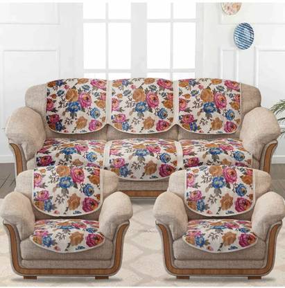 Polla Cotton 3 Seater Sofa Abstract Cover