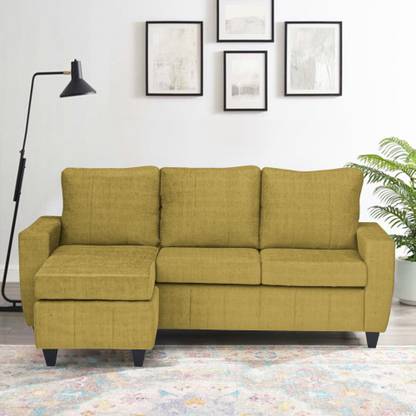 ARRA Hana Left Facing Corner Sofa Leatherette 4 Seater  Sofa