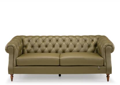 Durian Leatherette 3 Seater  Sofa