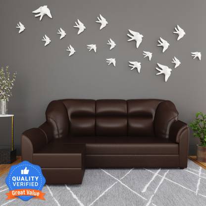 WESTIDO Leatherette 4 Seater  Sofa