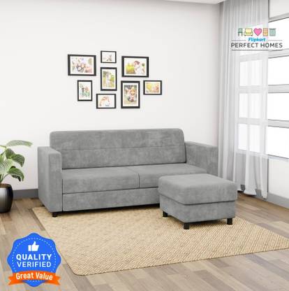 Flipkart Perfect Homes Nora Fabric 4 Seater  Sofa