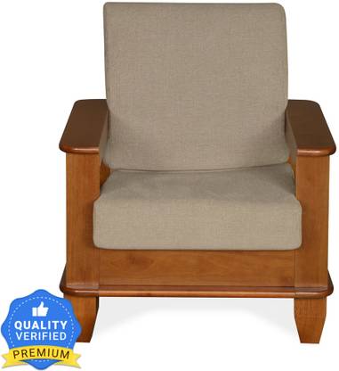 @Home by nilkamal Elena Fabric 1 Seater Sofa