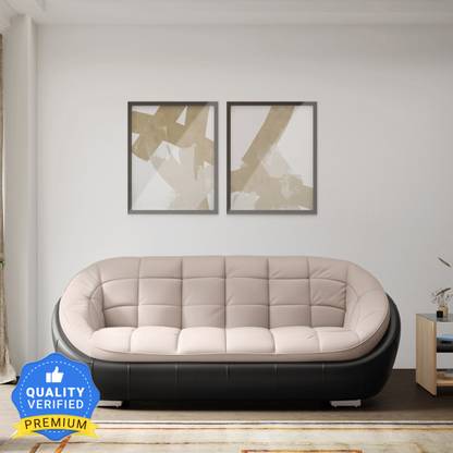 Godrej Interio Opulent Advance Leatherette 3 Seater  Sofa