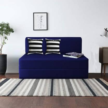 Soo Jaoo Sofa Cum Bed Fabric 2 Seater  Sofa