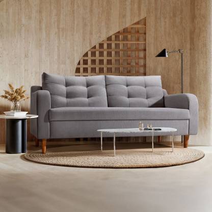 Duroflex Ease Plus Fabric 3 Seater  Sofa