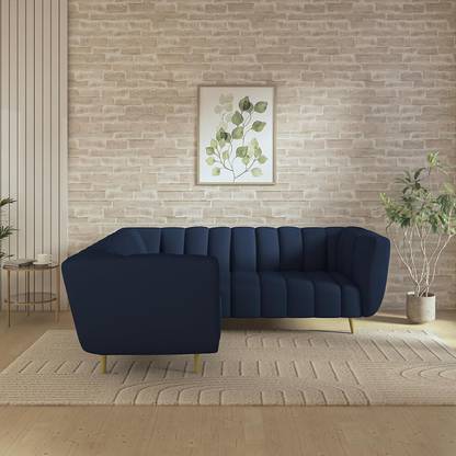 Wakeup India Mushy Pocket Spring Cushion Sofa 5 Seater Fabric Sectional RHS L Shape Sofa Set Fabric 5 Seater  Sofa