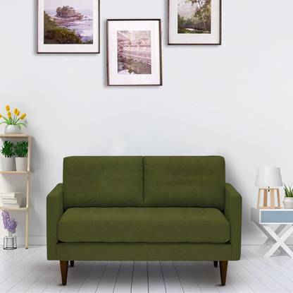 Jeometri Volga Two Seater Sofa | Elegant, Durable & Comfortable Love Seat For Home Fabric 2 Seater  Sofa