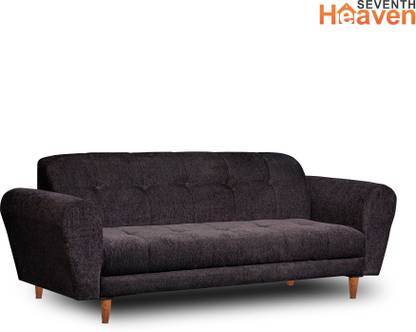 Seventh Heaven Seventh Heaven Milan 3 Seater Sofa, Extra Spacious, Chenille Molfino Fabric Fabric 3 Seater  Sofa