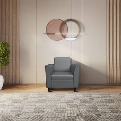 Godrej Interio Emperor Leatherette 1 Seater  Sofa