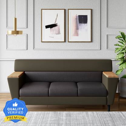 Godrej Interio Vertex Leatherette 3 Seater  Sofa