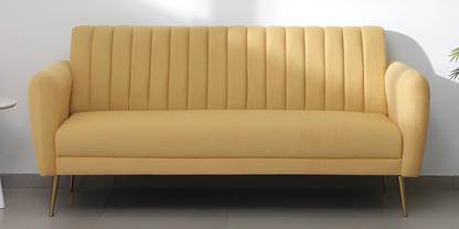 Bharatsofa Fabric 3 Seater  Sofa