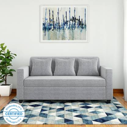 Bharat Lifestyle Lexus Fabric 3 Seater  Sofa