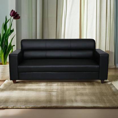 Enlay Leatherette 3 Seater Sofa