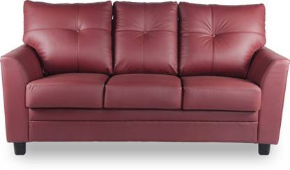 Sofanetic Leather 3 Seater  Sofa
