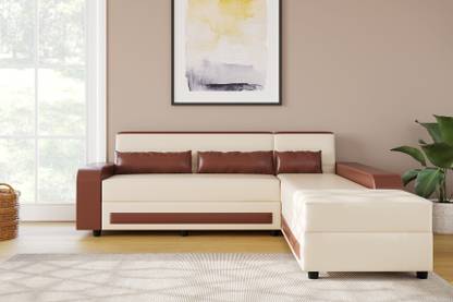 ELTOP Lifestyle Rolex L-Shape Leatherette 6 Seater  Sofa