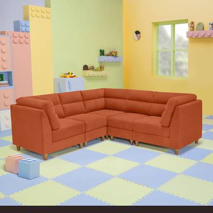 Sleepyhead Play Fabric 5 Seater  Sofa