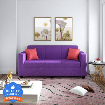 Flipkart Perfect Homes Burano Fabric 3 Seater  Sofa