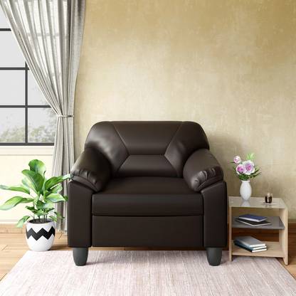 Godrej Interio Rejoice Leatherette 1 Seater  Sofa