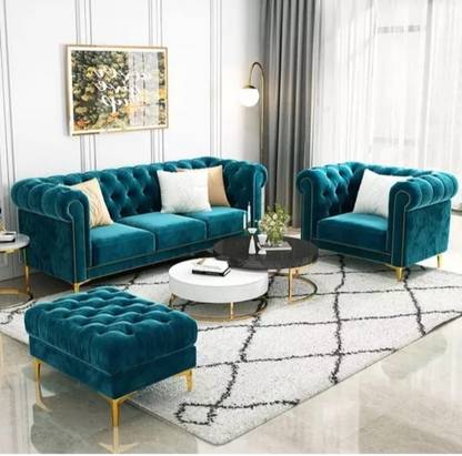 Star Creations Fabric 3 + 1 Sofa Set