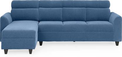 duroflex Zivo Plus Interchangeable Lounger (Chaise) Set Fabric 3 Seater  Sofa