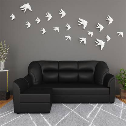 WESTIDO Leatherette 4 Seater  Sofa