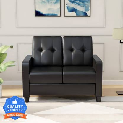 Flipkart Perfect Homes Bruny Leatherette 2 Seater  Sofa