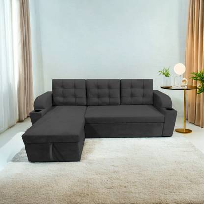 Casaliving Grance Fabric 4 Seater  Sofa