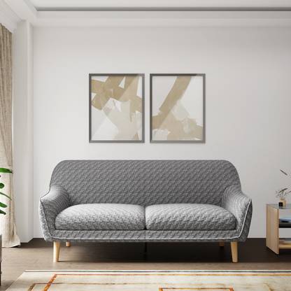 Godrej Interio Rhythm Ad Fabric 3 Seater  Sofa
