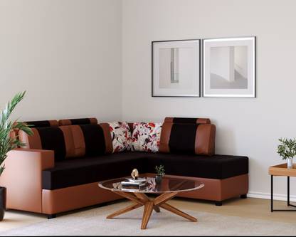 एलटॉप Boster L-Shape RHS कपड़ा सोफ़ा