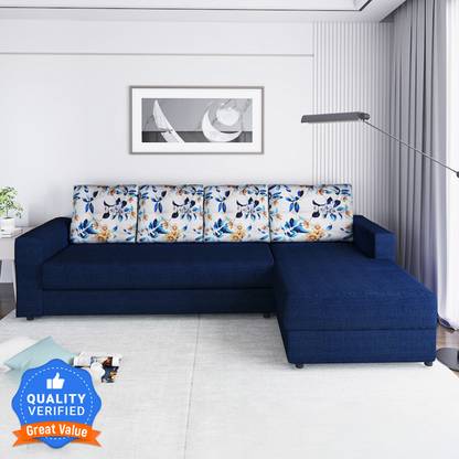 Flipkart Perfect Homes Philly RHS Fabric 6 Seater  Sofa