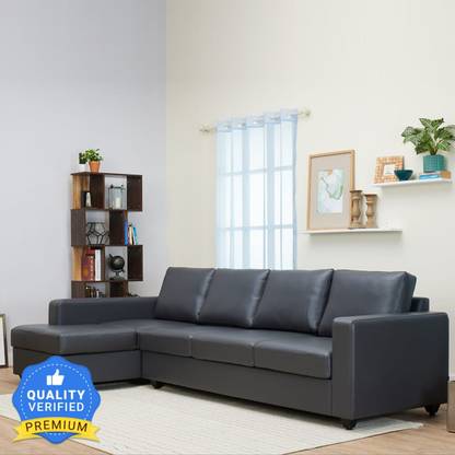 Wakefit Napper Left Aligned Chaise Fabric 5 Seater  Sofa